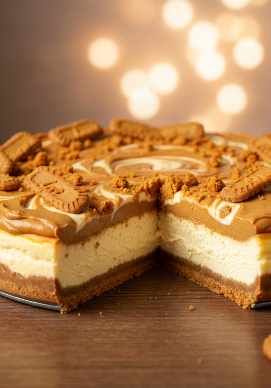Lotus Biscoff Cheesecake by Nassu Licious